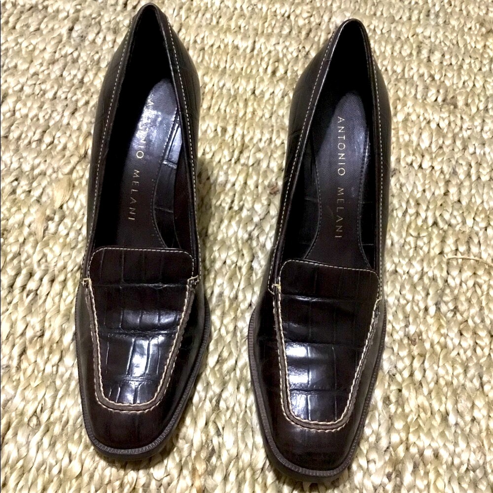 EUC Leather ANTONIO MELANI 3” Platforms